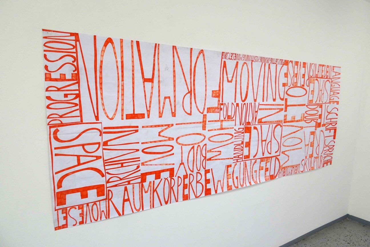 SPACE DIAGRAM 3, 380x110cm, view 2
