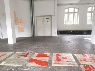 - ongoing series of wall settings/wall formations and wall drawings, 2025
