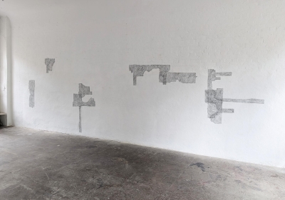 - ongoing series of wall settings/wall formations and wall drawings, 2025