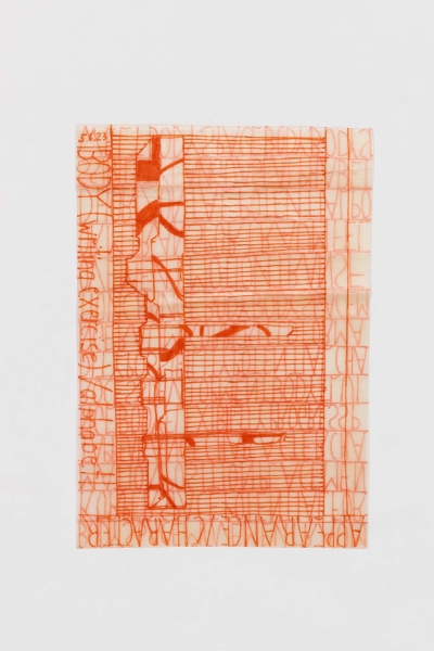 - compendium (welt), pvc, permanent-pen, each around 22x10cm, double-sided, 2023-24