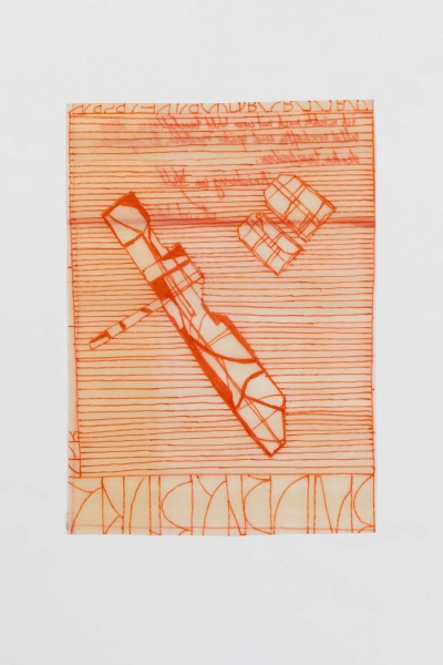 - compendium (welt), pvc, permanent-pen, each around 22x10cm, double-sided, 2023-24