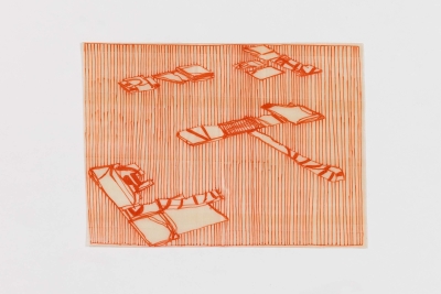 - compendium (welt), pvc, permanent-pen, each around 22x10cm, double-sided, 2023-24