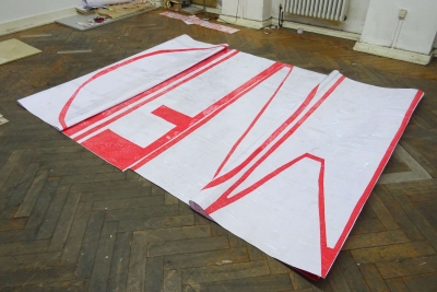 SPRACHSKULPTUREN, MOTION FIELD MOVEMENT (folded)