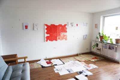 - studio view (home studio), 03/26, symetric field 