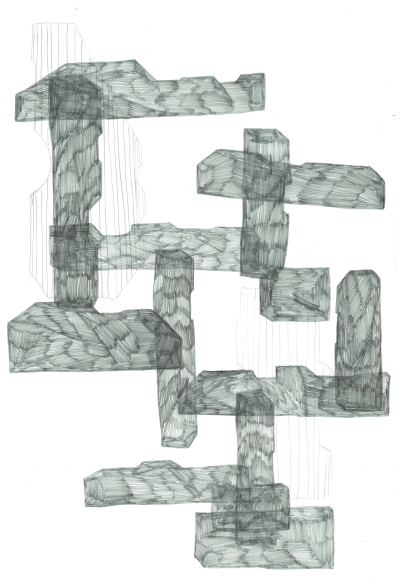 - body (me), pencil on paper, 20,4 x 28,3 cm - 21x29,7cm, 2024-25
