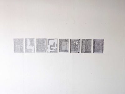  - Körperräume - Raumkörper - Sprachräume (perspectives, finding space), each 21x29,7 cm, 2025-26