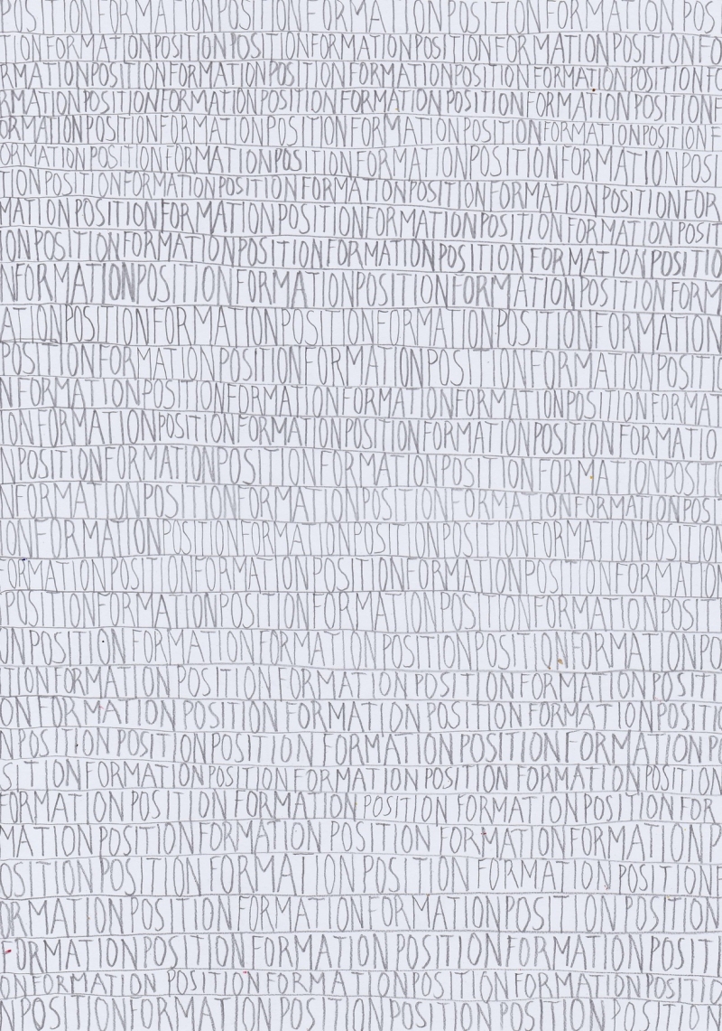   - SPRECHÜBUNGEN (grids), pencil on paper, 21x29,7cm, 2021