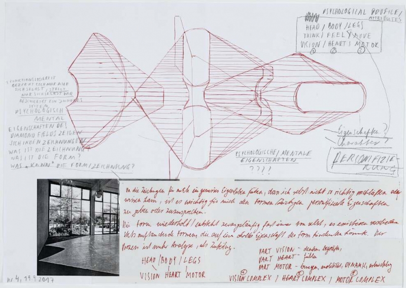   - analytic drawings, series of drawings, since 2017, all numbered and dated, each 29,7x42cm